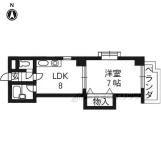 イッツアイランド【501号室】の間取り