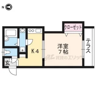 シルバン【307号室】の間取り