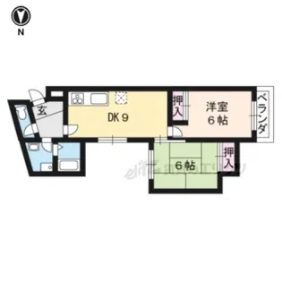 ロイヤルむらかみ【305号室】の間取り