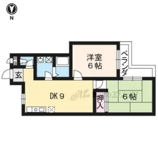 ロイヤルむらかみ【203号室】の間取り