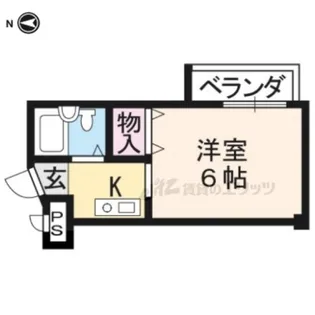 七条ソフィア【308号室】の間取り