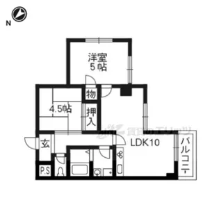 ガーデンスクエア瀬田【506号室】の間取り