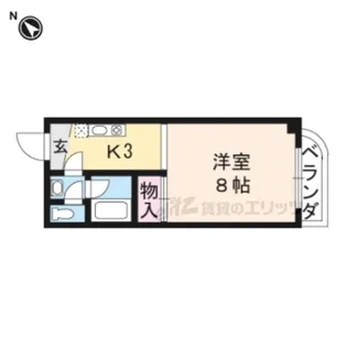 シャトーエスポワール【203号室】の間取り