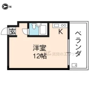 ハイツアリックス【203号室】の間取り