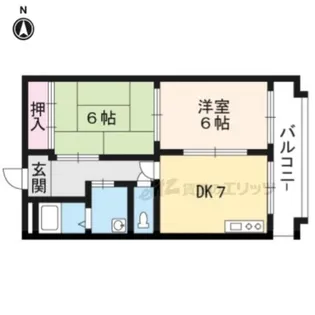 パレ・デュ・カメリア【203号室】の間取り