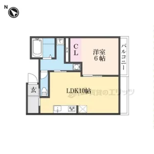 UKハイム北山【2-C号室】の間取り
