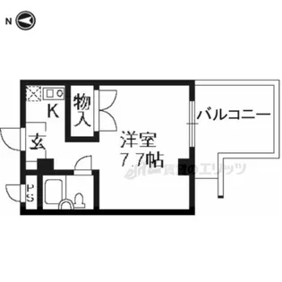 第35長栄クリーンハイツ山黄【402号室】の間取り