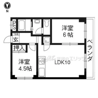 アベール大江【305号室】の間取り