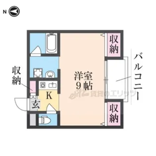 ラピス京都神宮道【601号室】の間取り