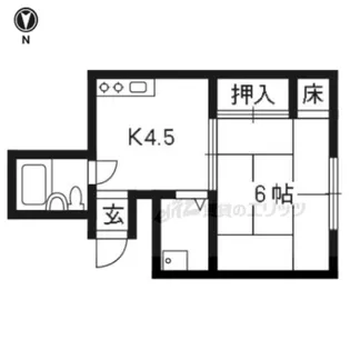サン・グリーン【403号室】の間取り