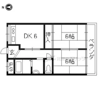 ハイツ山田【201号室】の間取り
