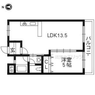 日野ハイツ【301号室】の間取り