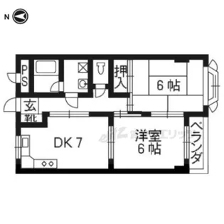 メゾンアーバンスコープ【308号室】の間取り