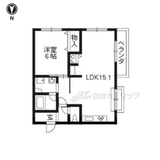多蔵ハイツ【301号室】の間取り