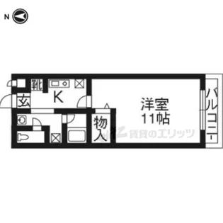 メゾンプラクティス【1-G号室】の間取り