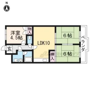 ニューシャトー長岡【307号室】の間取り