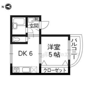 メゾンドポエジー【3-B号室】の間取り