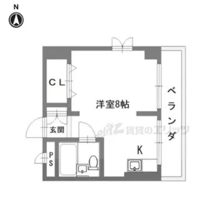 セブンハイツ【301号室】の間取り