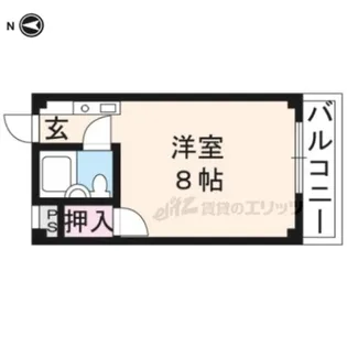 コテージ大枝【3-B号室】の間取り