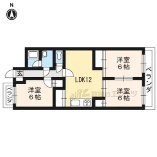 グランペレ【205号室】の間取り