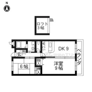 レグルス京都【301号室】の間取り