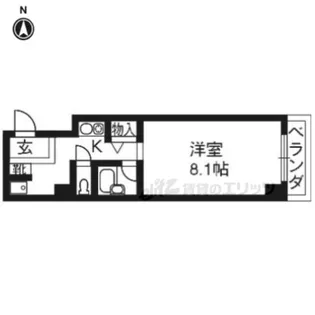 SUNYOU【204号室】の間取り