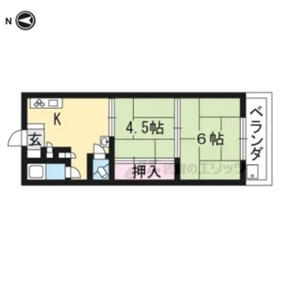 ルビーマンション【23号室】の間取り