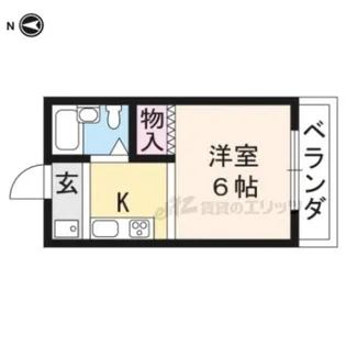 ヴィラ里ノ前【303号室】の間取り