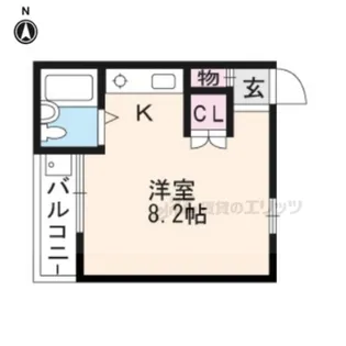 ハイツMATSUNAMI【102号室】の間取り