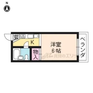 カサブランカ【3階】の間取り