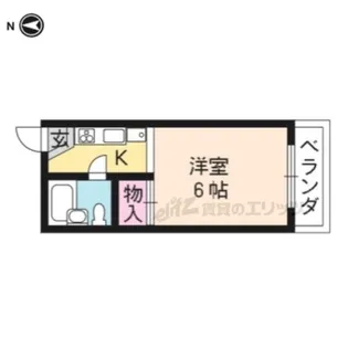 カサブランカ【323号室】の間取り