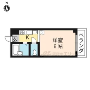 カサブランカ【310号室】の間取り
