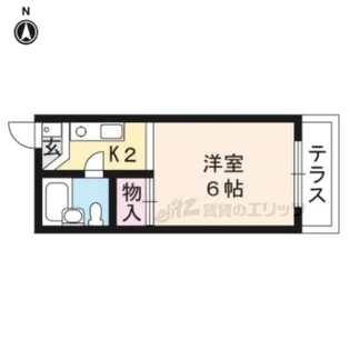 カサブランカ【102号室】の間取り