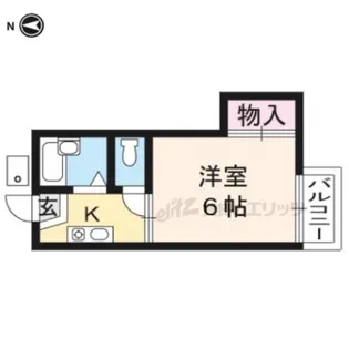 メゾン杉【202号室】の間取り