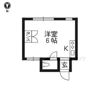 今出川マンション【207号室】の間取り