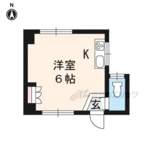 今出川マンション【303号室】の間取り