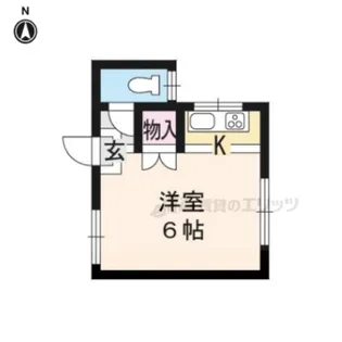 今出川マンション【308号室】の間取り