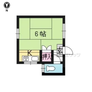 今出川マンション【205号室】の間取り