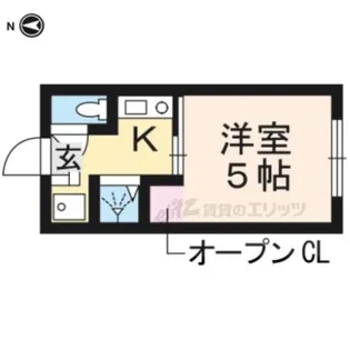 東楽ハイツ【107号室】の間取り