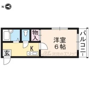 レオパレス大津【106号室】の間取り