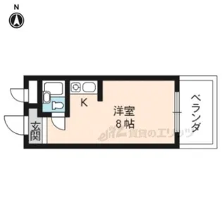 SQUARE20【201号室】の間取り