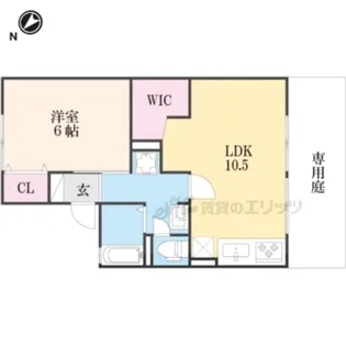 ノーブル広野B棟【1階】の間取り