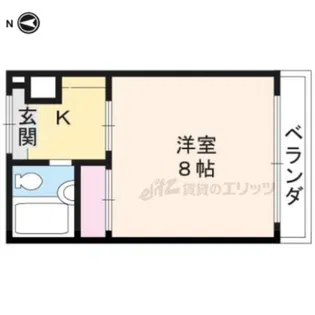 ラークヒルズ京都太秦EAST【313号室】の間取り