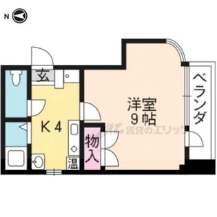 ルーセント御薗橋【201号室】の間取り