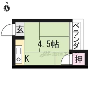 ときわ荘【3号室】の間取り