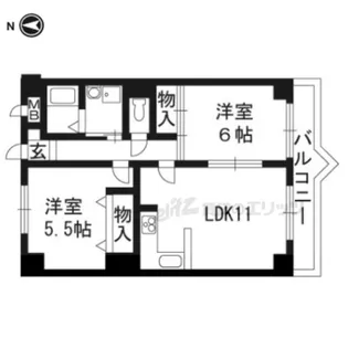 フィエスタ・ヴィラ【501号室】の間取り