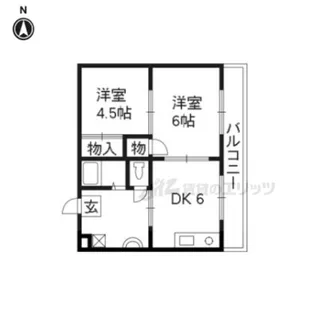 レゾン・シゲ【202号室】の間取り