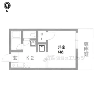 フォーブル蔦【102号室】の間取り