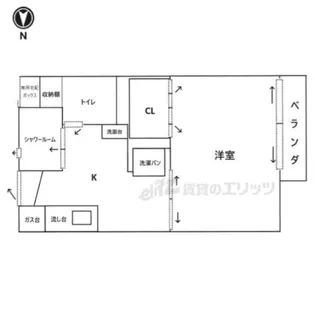 フォーブル蔦【101号室】の間取り