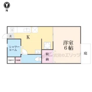 フォーブル蔦【101号室】の間取り